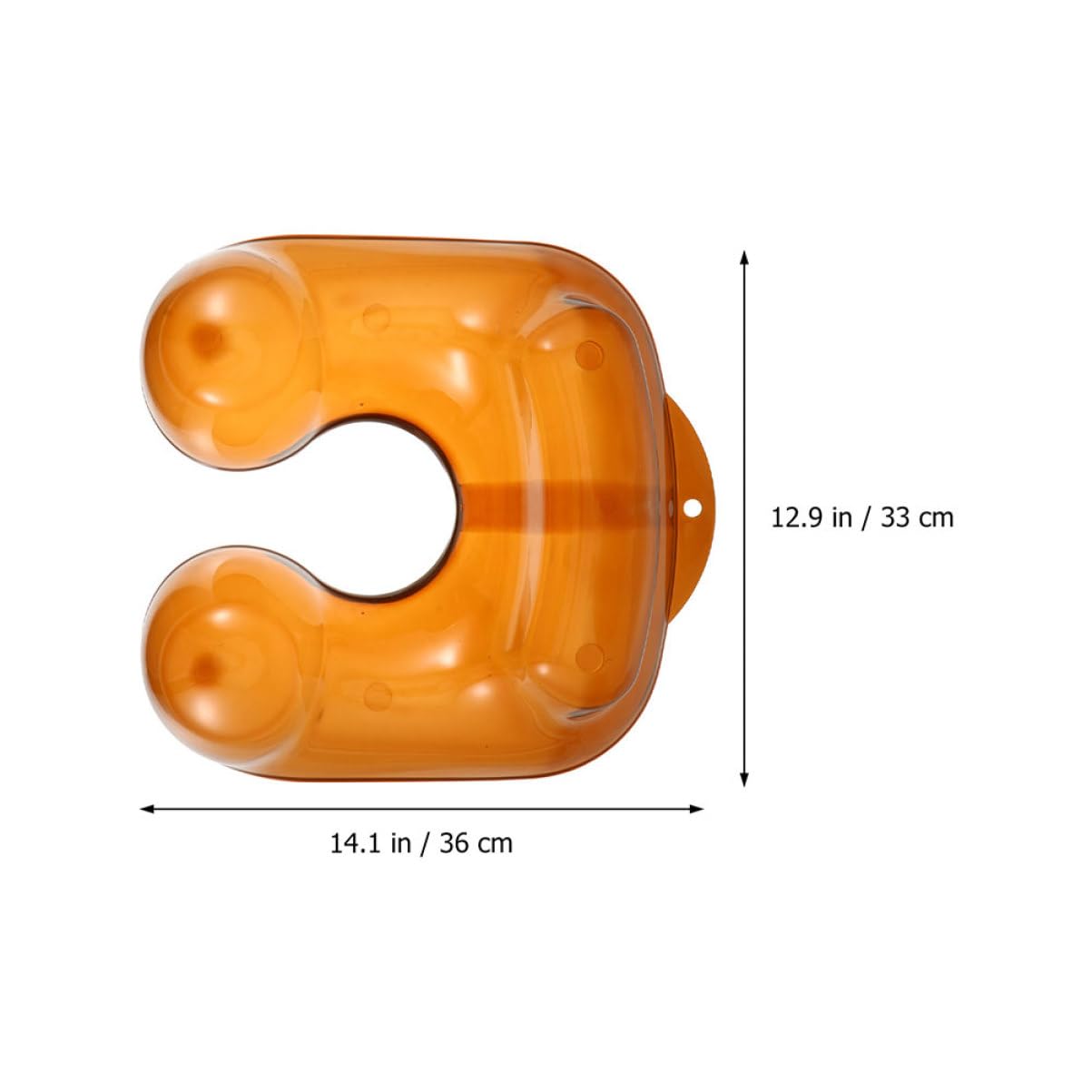 2pcs Hair Washing Neck Tray Portable Plastic Shampoo Bowl for Hairdressers Barber Shop Use Capacity Design for Perm and Dye Applications