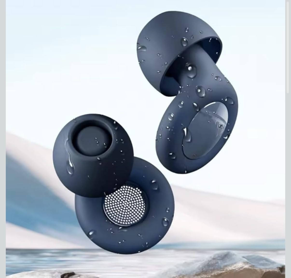 Tappi per le orecchie per dormire, riduzione del rumore di 30 dB, tappi per le orecchie riutilizzabili in silicone con 4 misure e custodia per il trasporto, vestibilità comoda per dormire, viaggi