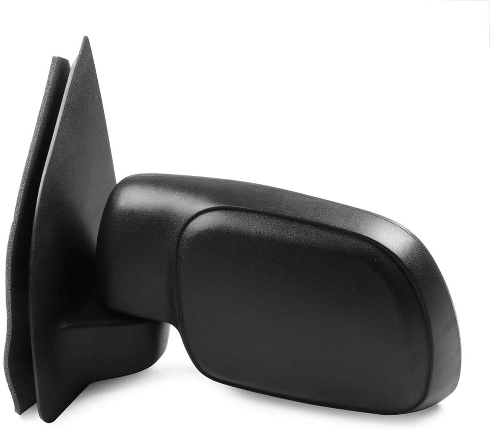 SCITOO Side View Mirror Black Manual Folding Non-heated Driver Side and Passenger Side Mirror Fit for 1999-2010 For Ford For F-250 For F-350 F-450 1999-2007 F-550 Super Duty