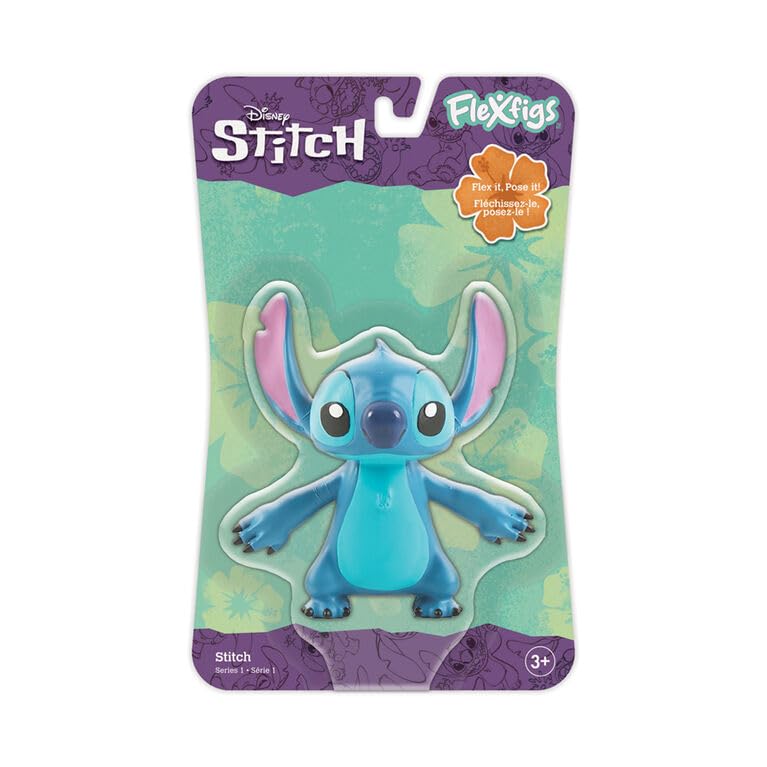 Flexfigs - Lilo & Stitch Stitch, Multicoloured, 20.2 cm (H) x 12.75 cm (L) x 2.54 cm (W) - Image 2