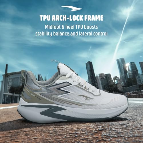 Image of ASIAN Quantum-28 Men's Sports Shoes | Knit Mesh Upper, High Traction Outsole with Lateral TPU Support & Memory Foam Shoes | Stylish Training Shoes