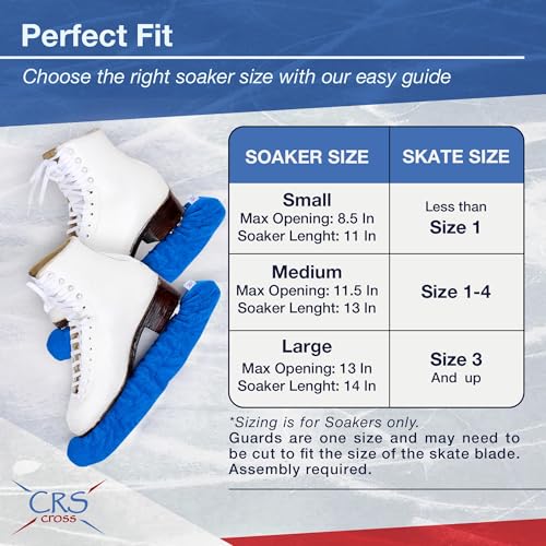 image for CRS Cross Ice Skate Guards, Soakers and Towel Gift Set. Essential Ice 