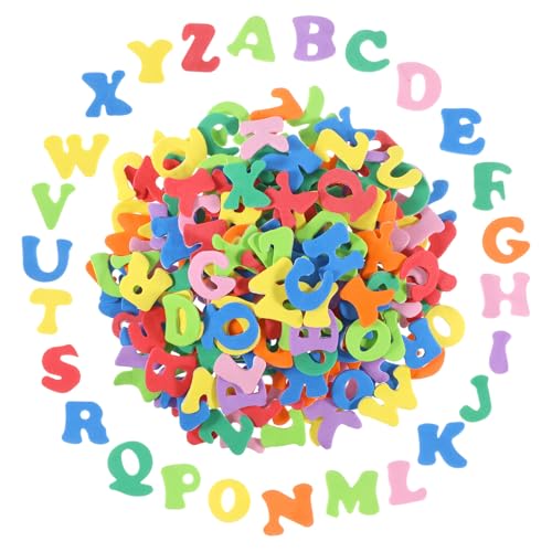 260Pcs Foam Letter Stickers, Self Adhesive A-Z Alphabet Stickers Assorted Colors Felt Letters for DIY Crafts Scrapbooking School Project Party Decorations