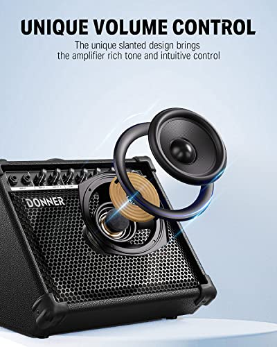 image for Donner DKA-20 Keyboard Amplifier 20 Watt Keyboard AMP with Aux in and 