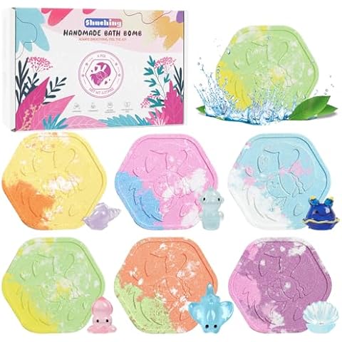 SHUCHING Mermaid Bath Bombs with Toys Cover