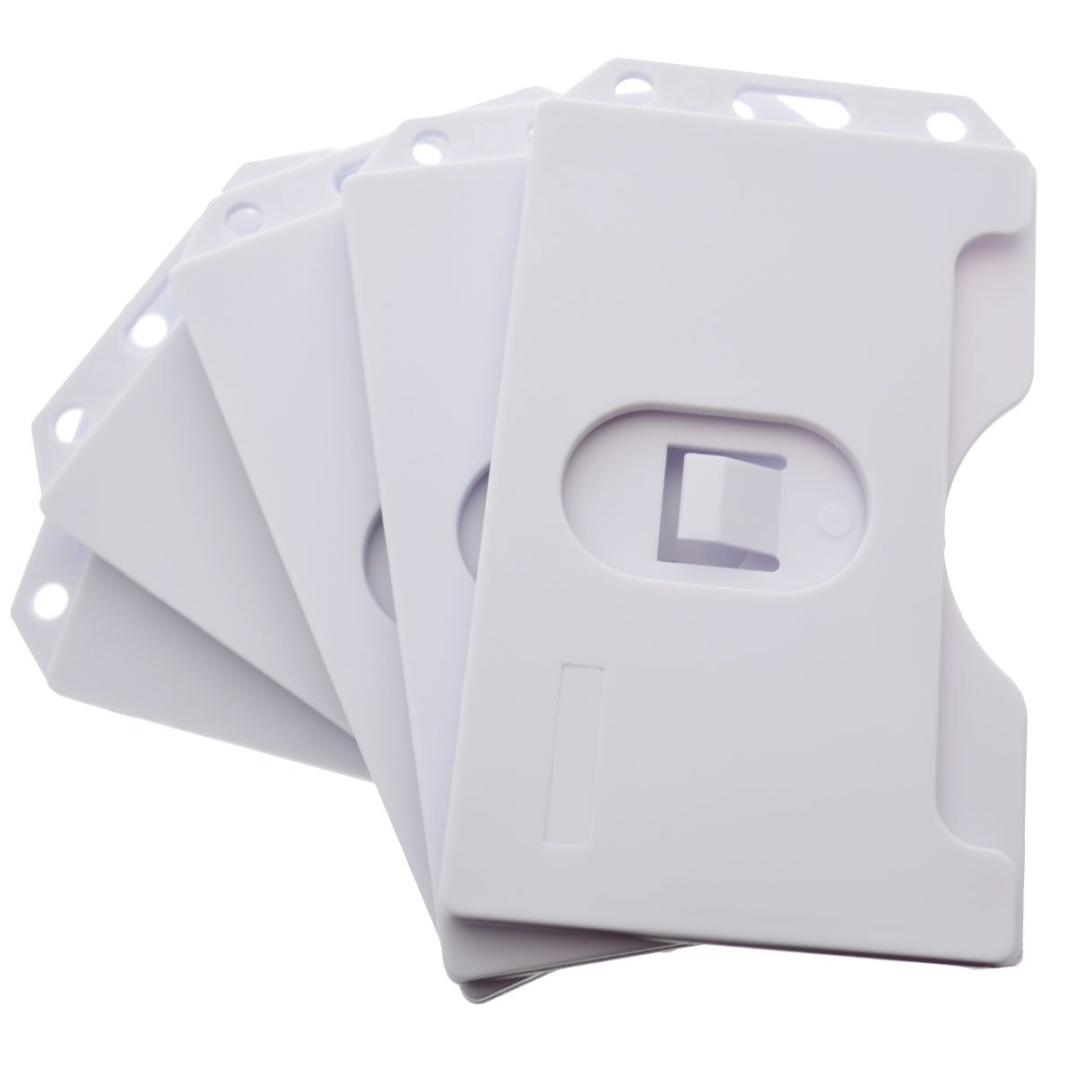 Blanc 2 Côtés rigide vertical Multi-Card support Spid-0388 5 Pack Plus Bonus blanc