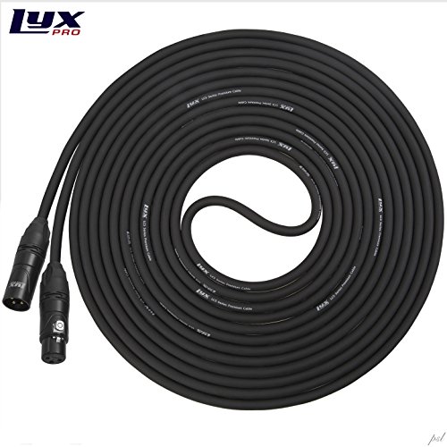 LyxPro Balanced XLR Cable Premium Series Microphone Cable, Speakers and Pro Devices Cable