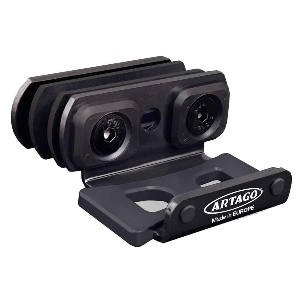 Artago K400 Universal Bracket for Motorcycle Anti-Theft 30X14 and 30X10, to fix to Footrest V Bars
