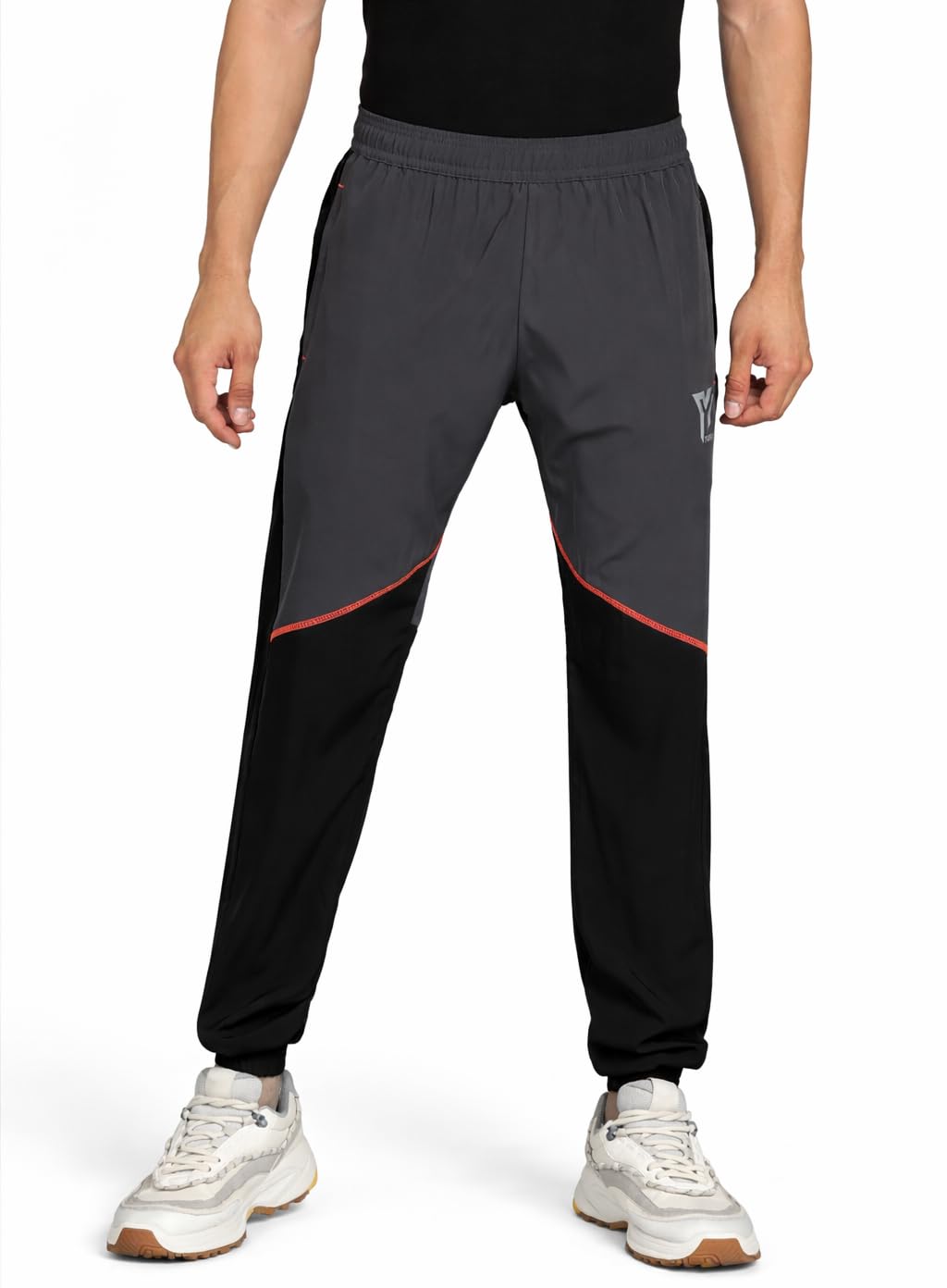 Men’s Rapid Dry Track Pants with Zipper Pockets | Regular Fit | Elastic Waist with Drawstring-image-31