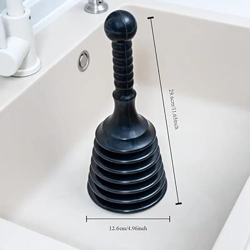 Skoye Abflusskolben für Waschbecken, WC-Entsperrer, leistungsstarker Hochdruck-geeigneter sicherer Halter, Abflusssaugglocke für Badezimmer, WC, Badewannen, Duschen