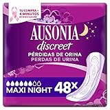 Ausonia Discreet compresa para incontinencia cuenta con un núcleo absorbente ultrafino único para una gran discreción