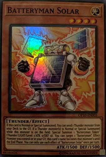 Batteryman Solar – Carta Yu-Gi-Oh! OP10-EN005 – Super Rara – Edizione Illimitata