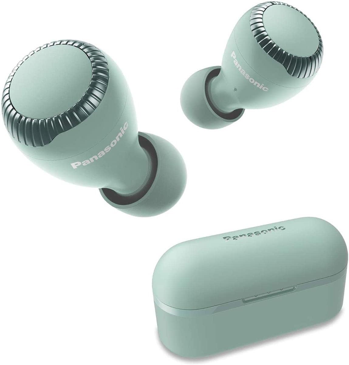 Panasonic True Wireless Earbuds | Bluetooth Earbuds|IPX4 Water Resistant | Small, Lightweight | Long Battery Life, Alexa Compatible | RZ-S300W Green