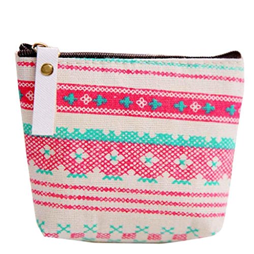 Vovotrade Portable et Mignon Cas de Crayon Porte Monnaie Sac de Maquillage avec Fermeture à Glissière (C)