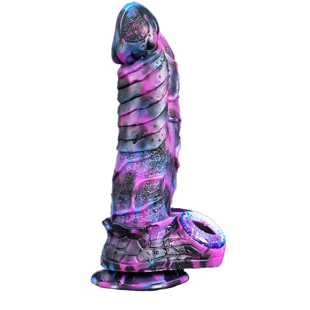 BeHorny Godeen silicone liquide, godemichet avec ventouse, en forme d'alien, de pieuvre ou de dragon