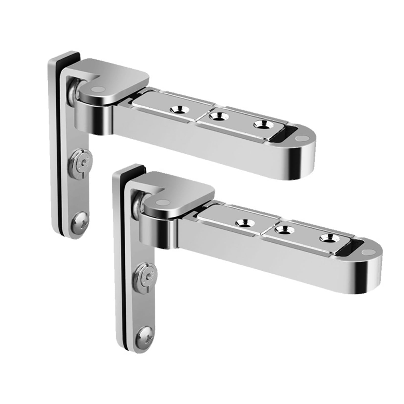 Mekalero Silver Duty Quiet Door Hinges Concealed Designs 110 Degree Opening Hinge Set For Renovation Projects Architectural