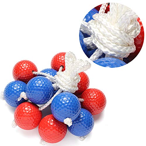 VLUB Ladder Ball Ladder Balls Ladder Ball Game Ladder Ball Quality Replacement Lawn Garden Outdoor Throwing Game Made of Real Golf 6 Pack