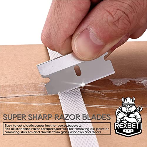 image for REXBETI 600PCS Single Edge Razor Blades, Industrial Razor Blades, Box 