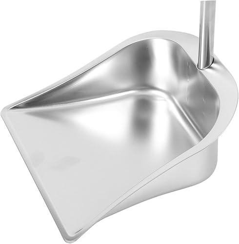 Miniatura 8 de HEALEEP 1 Set Home Goods Brush Broom Cleaning Dustpan College Dorm Cleaning Supplies Home Accessories Dustpan for Home Spoon Single Office Stainless