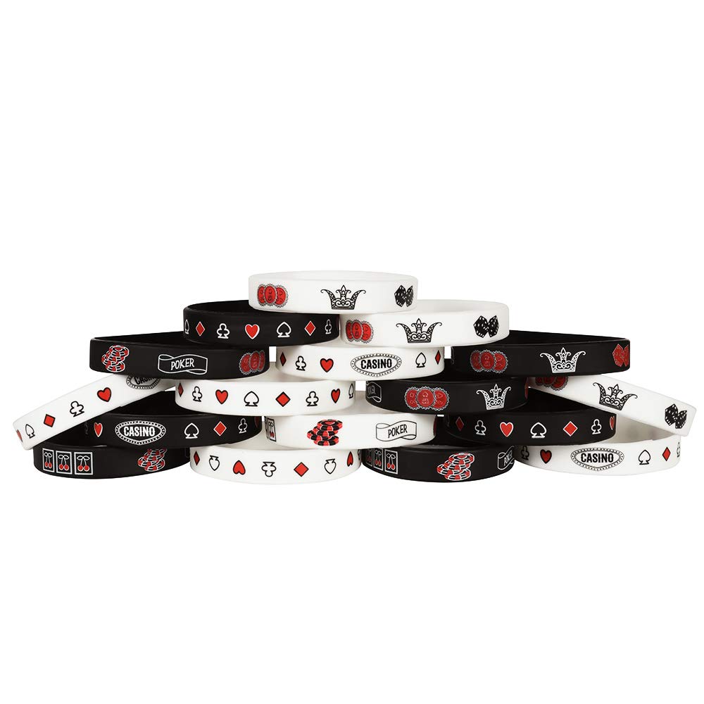 Lot 12 Bracelets Silicone Carreaux Noirs Et Blancs - Accessoires Événements Fêtes Concerts Fans Course Automobile
