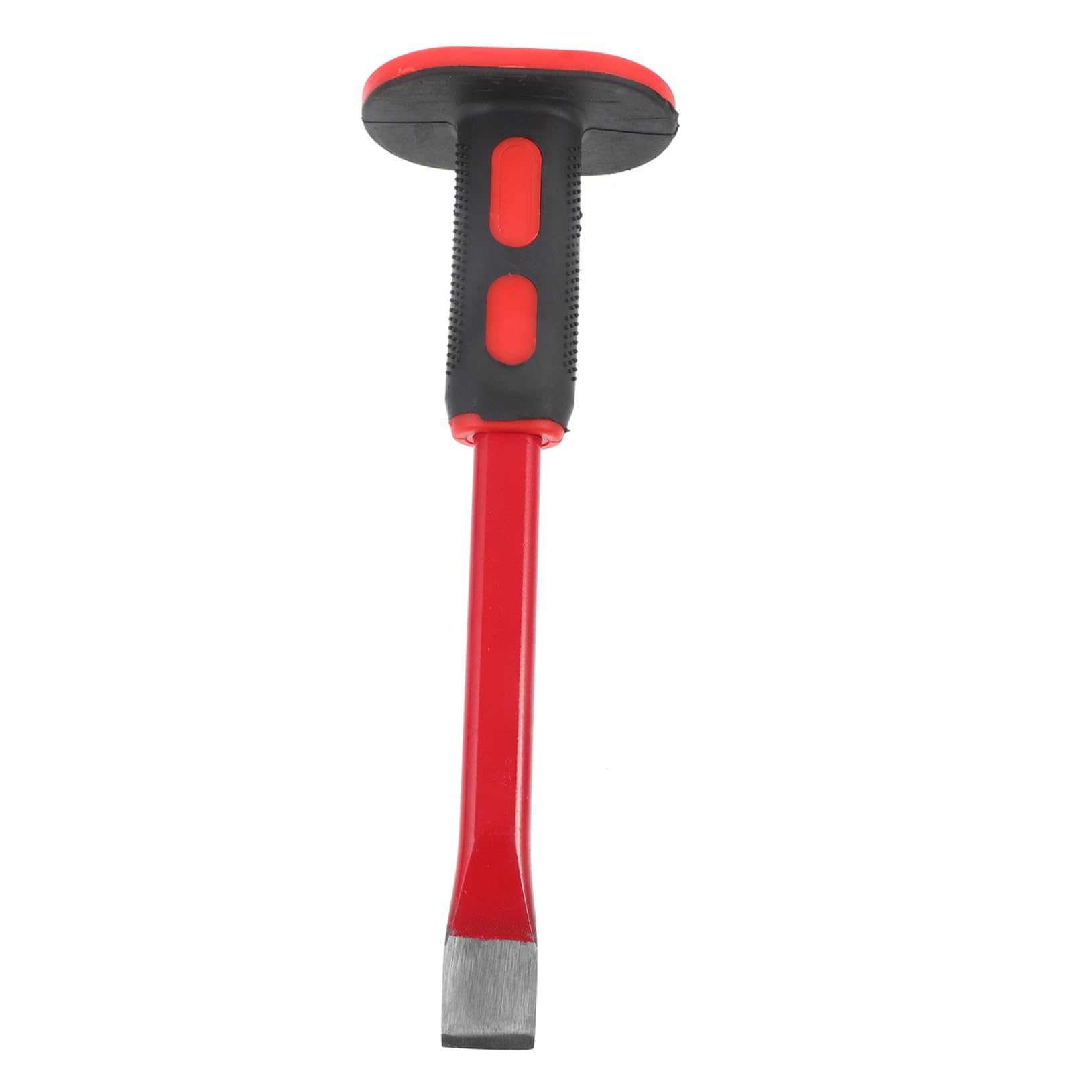 Scalpello Pesante da 300mm Protezione la Mano in Acciaio Cromo-vanadio e Manico in Pvc per Demolizione e Intaglio Muratura e Calcestruzzo