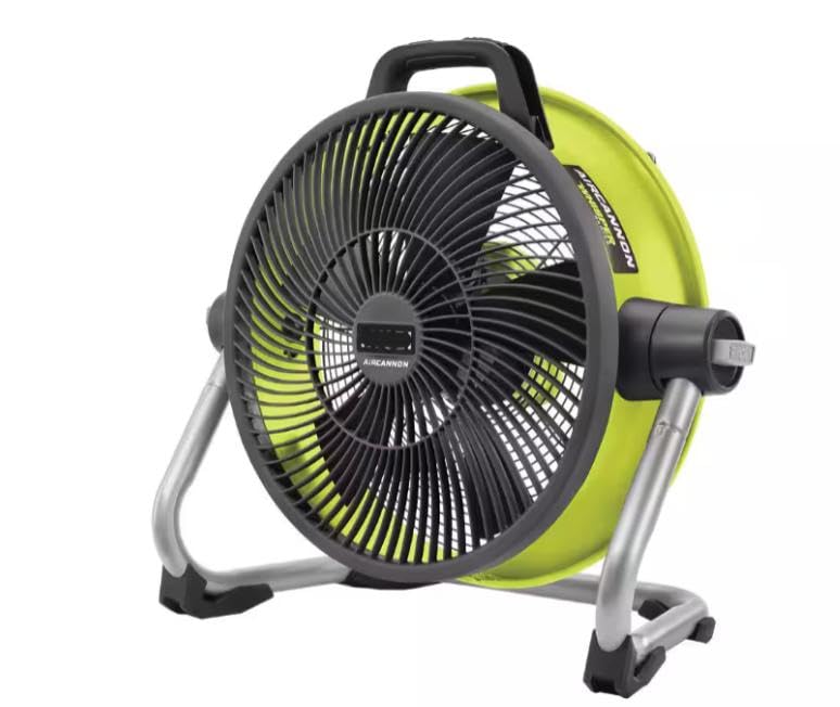 RY40HF02B Fits For RYOBI 40V 14 in. Cordless Hybrid WHISPER SERIES Air Cannon Fan (Tool Only)