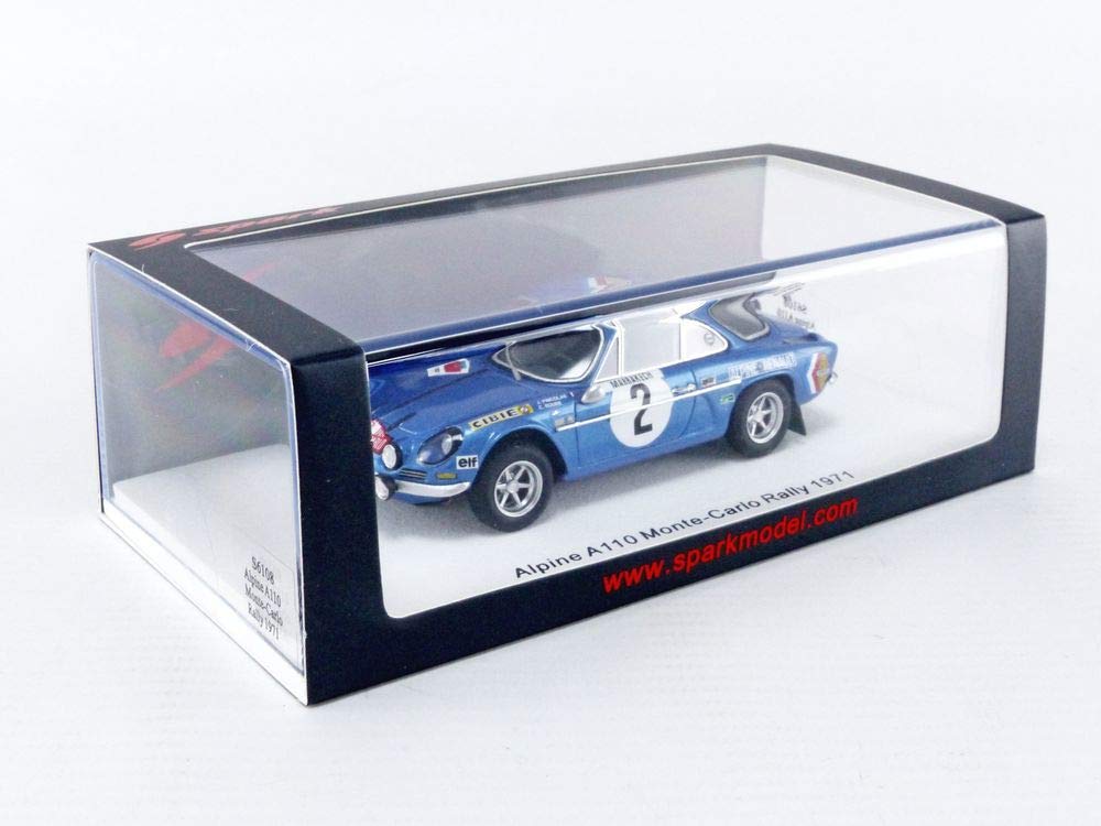 Amazon.co.jp: Spark 1/43 Alpine A110 1971 Monte Carlo Rally #2 J-P