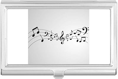 Dancg Music 5-le Staff Business Card Holder Case Pocket Box Wallet