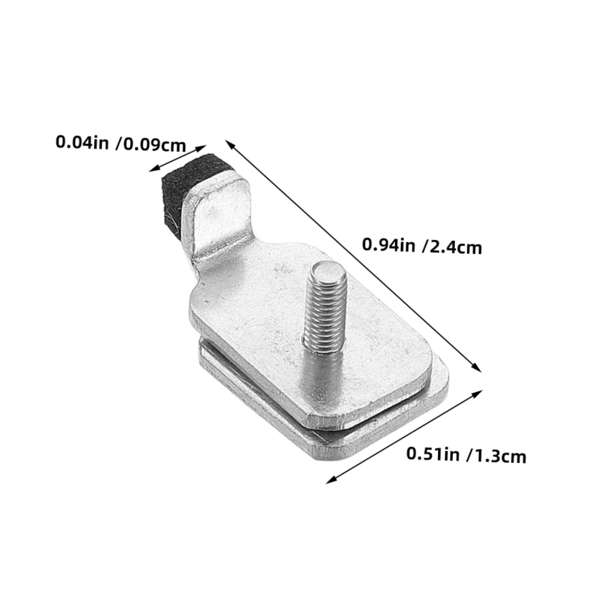 Zerodeko 20pcs Iron Curtain Track End Stoppers for Easy Installation Versatile Curtain Track Accessories for Home and Commercial Use