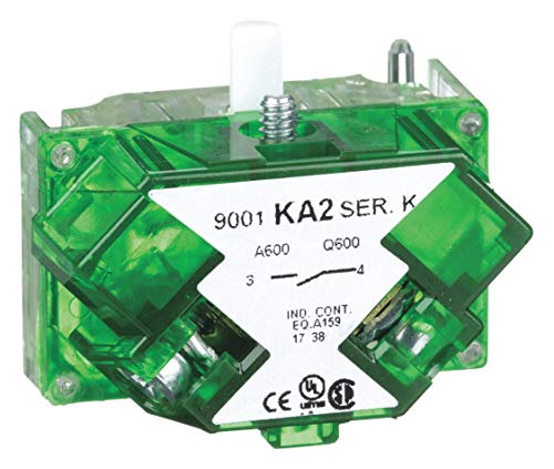 Schneider Electric Contact Block, 30mm, 1NO Contact Form, 10A @ 600VAC Contact Rating