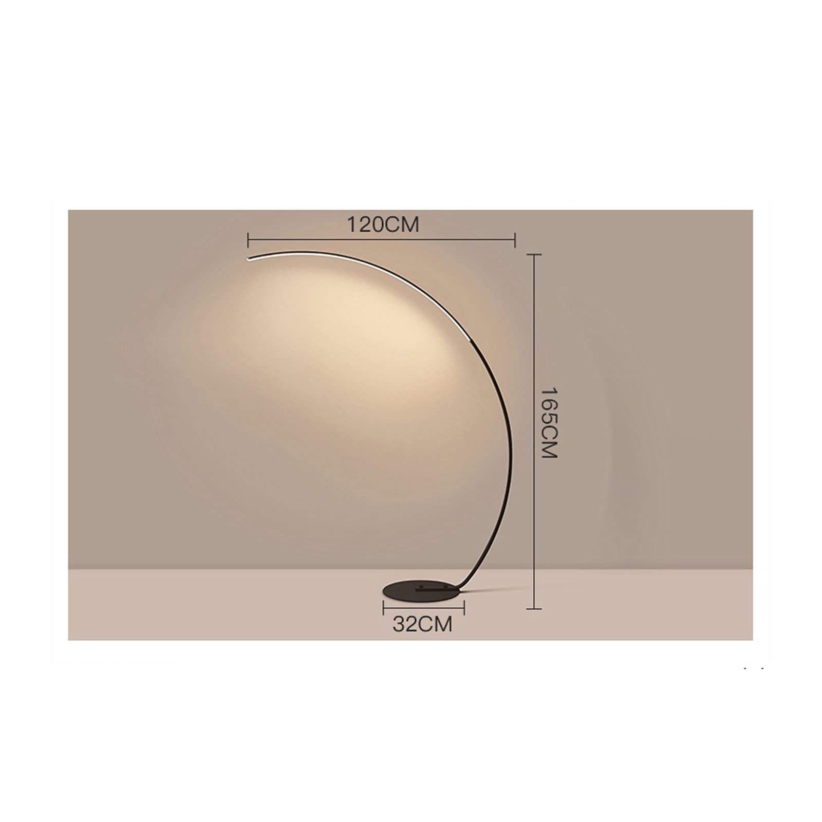 Stehleuchten Stehlampe, dekorative Lampe, minimalistisch, kreativ, Wohnzimmer, Schlafzimmer, Hotel, Wohnung, Lampe, Arbeitszimmer, Design, Haushalt, Schreibtischlampe (ohne Lichtquelle) Stehlampe ( Co