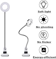 Vista 5 de Salmue Lámpara de belleza USB – Luz de ojos LED USB portátil permanente – Lámpara de pestañas de belleza de cejas para salón estético SPA