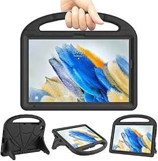 Kids Case for Samsung Galaxy Tab A8 10.5'' 2022, Mansiruyi Lightweight Shockproof Kids Friendly Case with Handle Stand for Galaxy Tablet A8 10.5 Inch (SM-X200/X205/X207) (Blue)