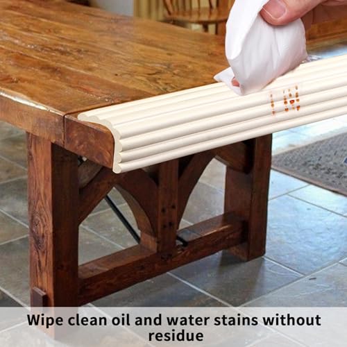 Foam Corner Protectors Baby Proofing Edge Protector Foam Safety Strip Edge Corner Guards for Baby Table Protectors Corners Cushion Bumper Safety with Double Sided Tape for Kids Babies Toddler - Image 4