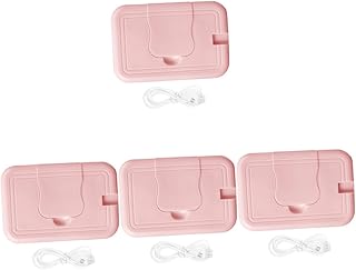 SAFIGLE 4Pcs Toalhitas De Viagem Toalhitas De Viagem Fraldas Infantis Dispensador De Toalhitas De Bebé Aquecedor Para Toalhitas De Bebé Dispensador De Toalhitas Húmidas De Bebé Aquecedor