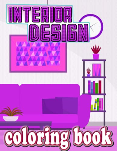 Interior Design Coloring book: Color Your Cozy Home Decorations image 2