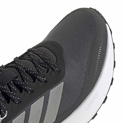 adidas Mujer RUNFALCON 5 TR Running Shoes, Core Black/Silver Metallic/Carbon, 38 2/3 EU - imagen 4