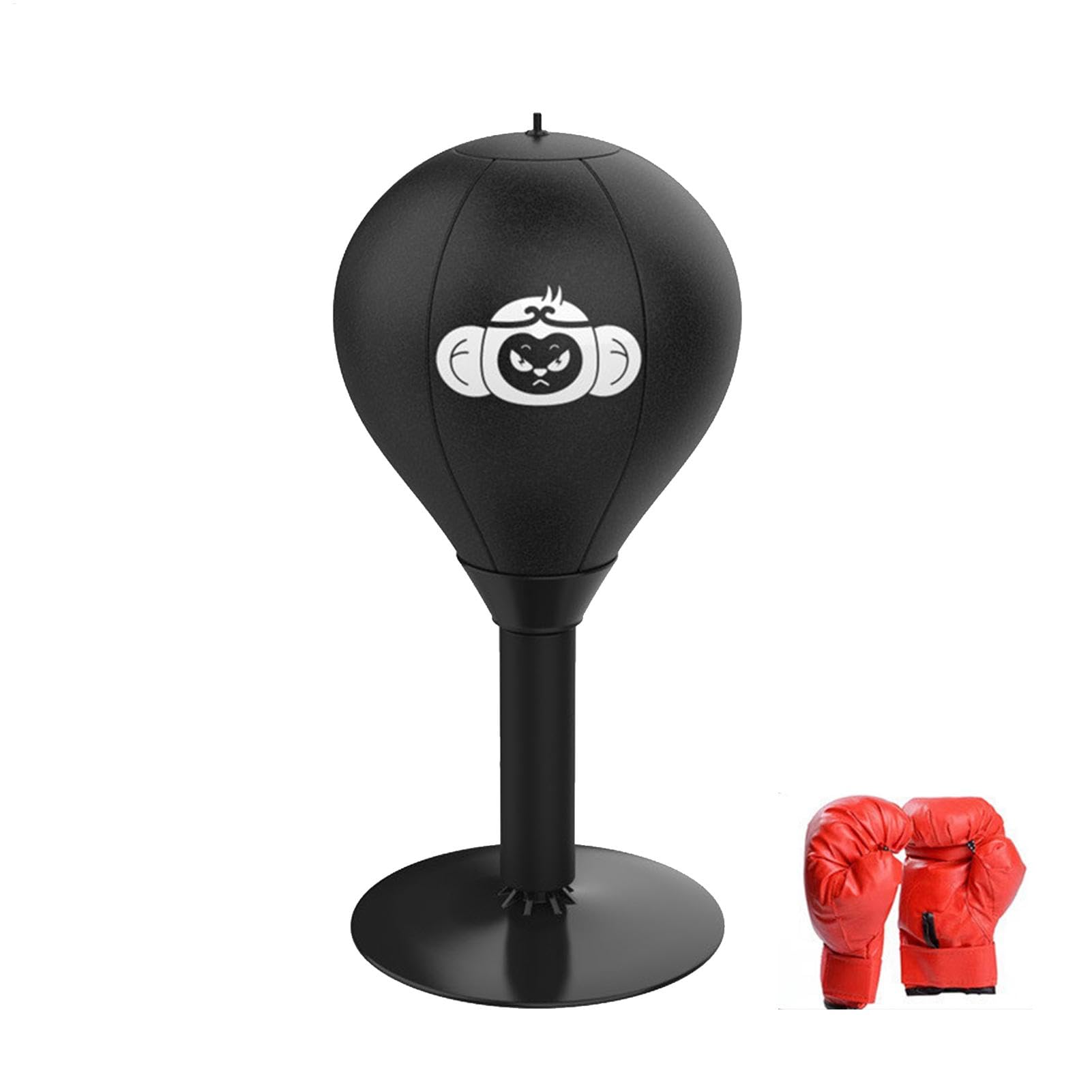 Desktop Punching Bag, Suction Cup Table Boxing Ball, Thickened Heavy Duty Stress Relief Punching Bag, 15.75x6.97 Inches, Versatile Ideal for Home, Office, Workplace