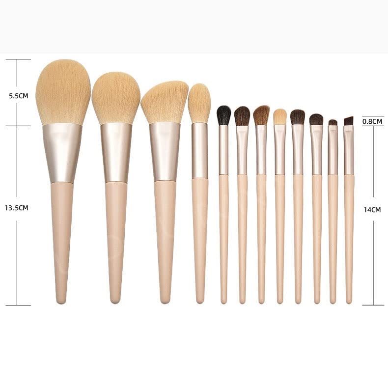 12-Wooden-Handle-Makeup-Brush-Set-Powder-Brush-Shadow-Eyebrow-Brush-Makeup-Tool
