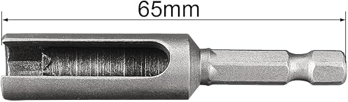Miniatura 4 de uxcell Destornillador de tuerca de 0.315 pulgadas, herramienta de llave de tubo ranurada con vástago hexagonal de cambio rápido de 14 pulgadas,