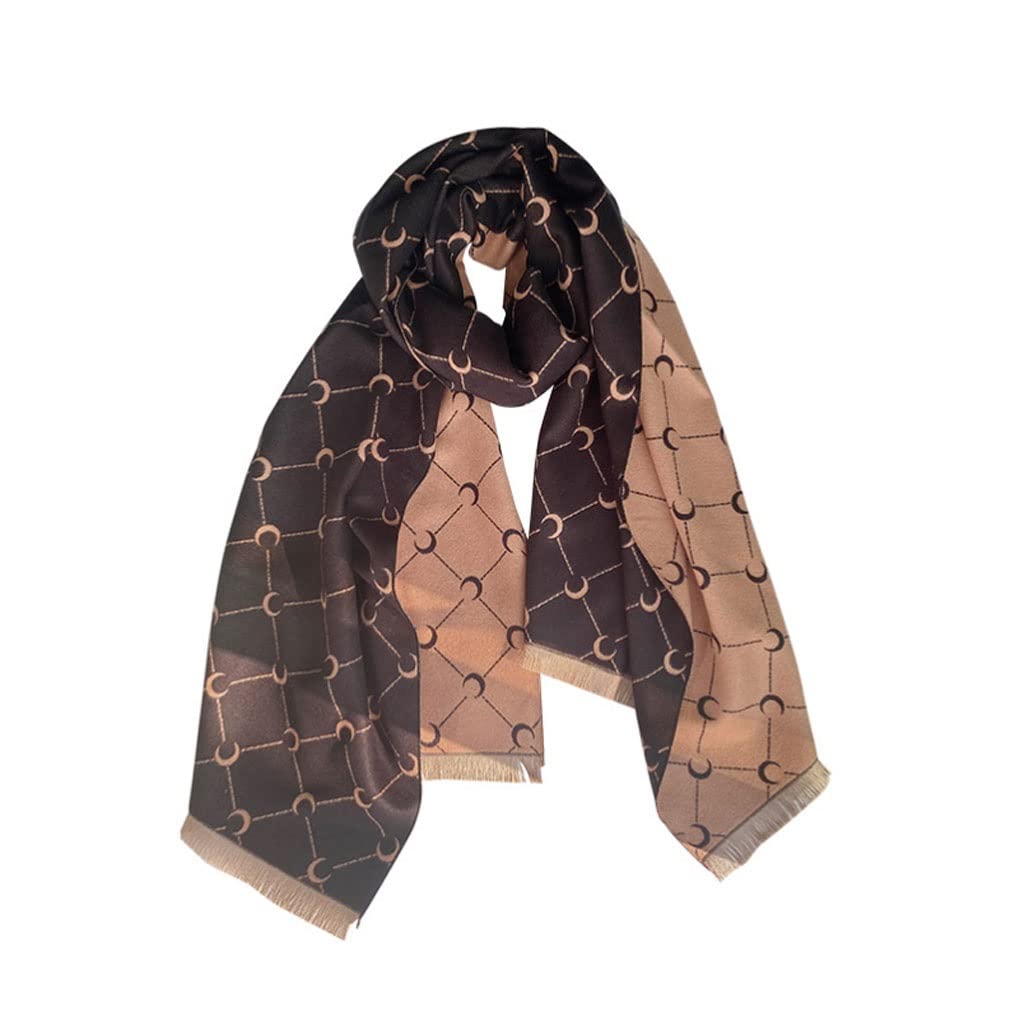 Sciarpa Scialle Stelle imitazione Cashmere Sciarpa Uomini Donne Sciarpe Autunno e calda Coperta invernale Scialle e impacchi sciarpe femminili Stola Elegante