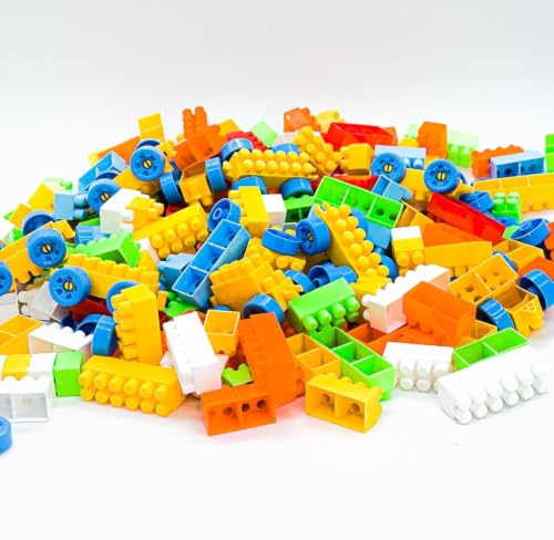Image of Plastic Building Blocks for Kids 3+ Years 100 Pieces