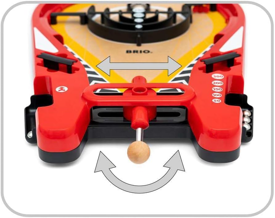 BRIO 34080 Trickshot Game | Classic Pinball Game for Ages 6+