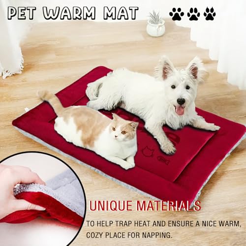 xrlsg Personalisierte Hundematte maßgeschneiderte Hundebett für den Zwinger waschbare Haustier-Schlafmatte Geschenk für Hunde- und Katzenliebhaber
