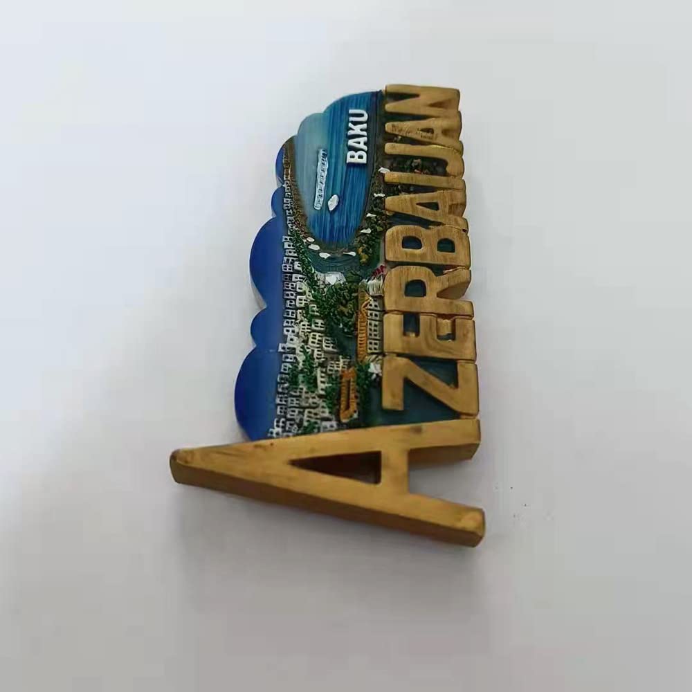 Baku azerbaigian 3D magnete per frigorifero regalo Souvenir