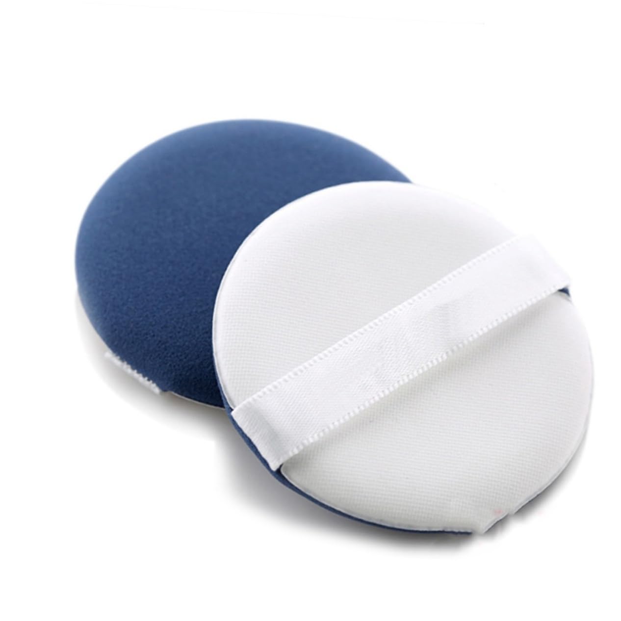 Mikinona Makeup Facial Powder Puff Blue Non Material Soft Texture for Blush and Foundation Application Easy to Wash for All Skin Types