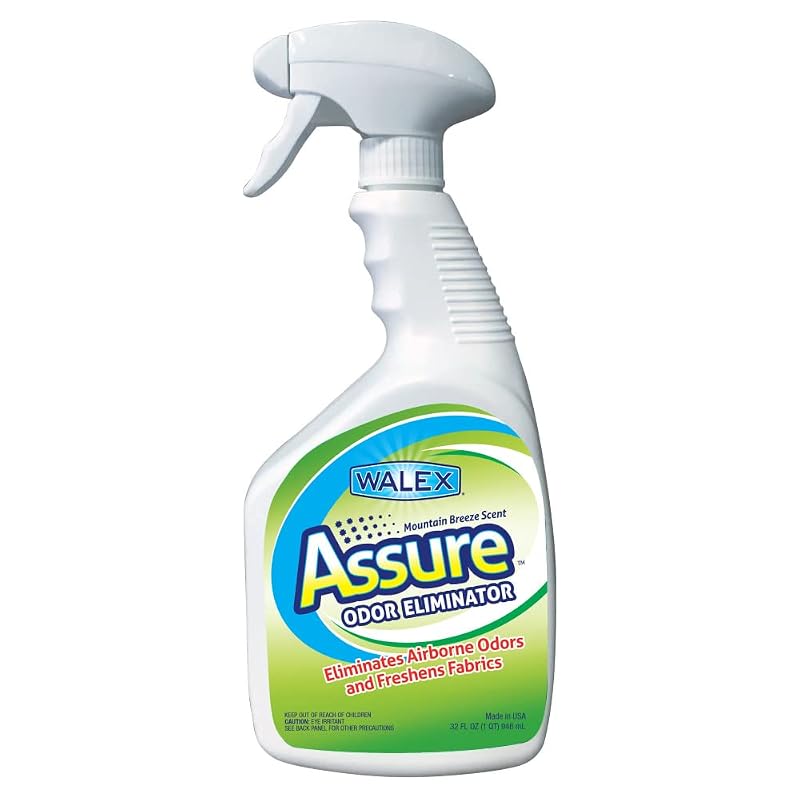 Walex Assure Spray Eliminador de Odores para Tecidos e Ambientes, 946 mL