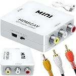 Retoo – Retoo HDMI auf RCA / Cinch Konverter - HDMI Video zu 3RCA CV