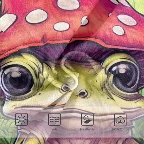 ODAWA Frog Mushroom Red Boys Cotton Underwear, Tag-Free Comfort 2T Underwear3