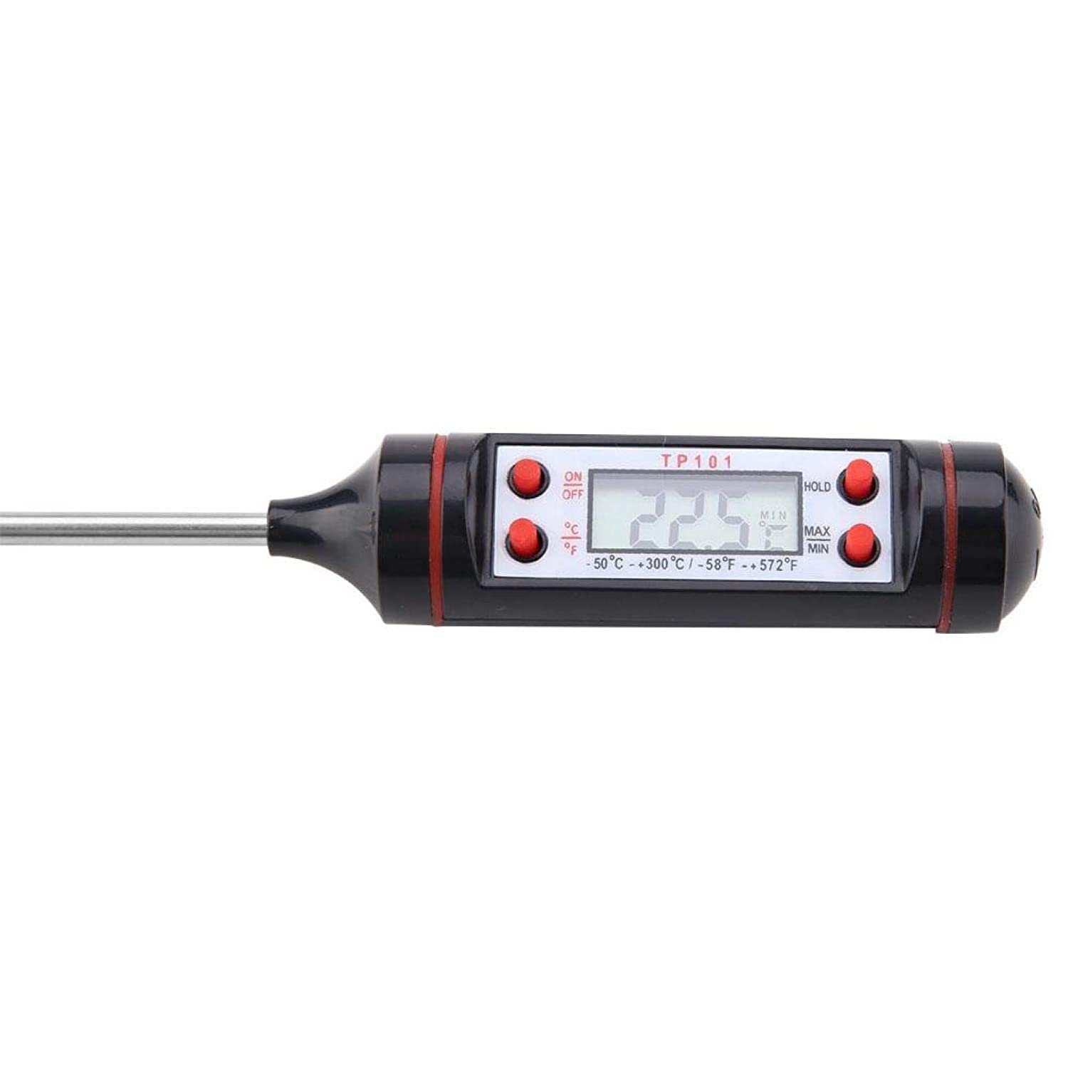 Termómetro Digital para Carne de Barbacoa, termómetro de sonda de Lectura instantánea, medir la Temperatura de los Alimentos, como bistec, Pescado, Carne, Sopa, etc.